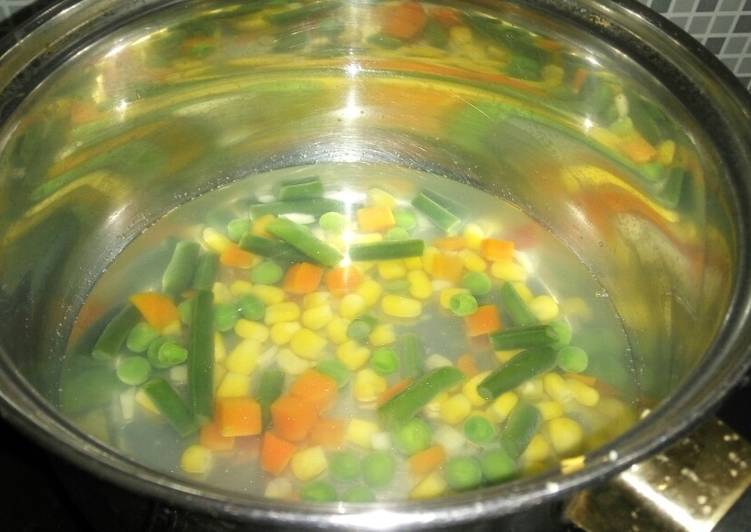 resep Sup Mix Vegetables