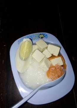 Bubur bayi 15 bulan (sop tahu dan telur rebus) MPASI