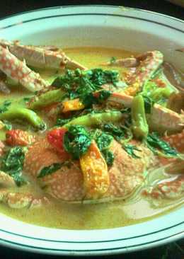 Rajungan Kuah Kare Pedas