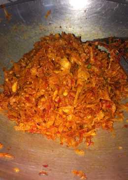 Sambal goreng kering kentang pedess