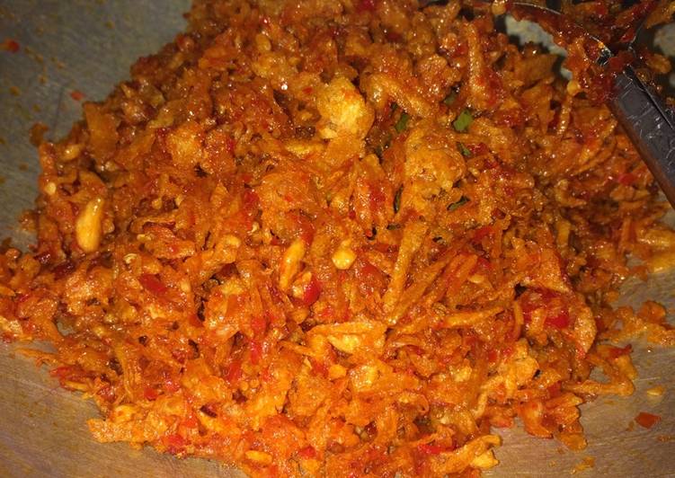 gambar untuk resep Sambal goreng kering kentang pedess