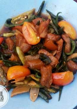 Oseng Kikil Cabe Ijo