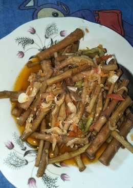 Sambal goreng sulur udang papai(rebon)