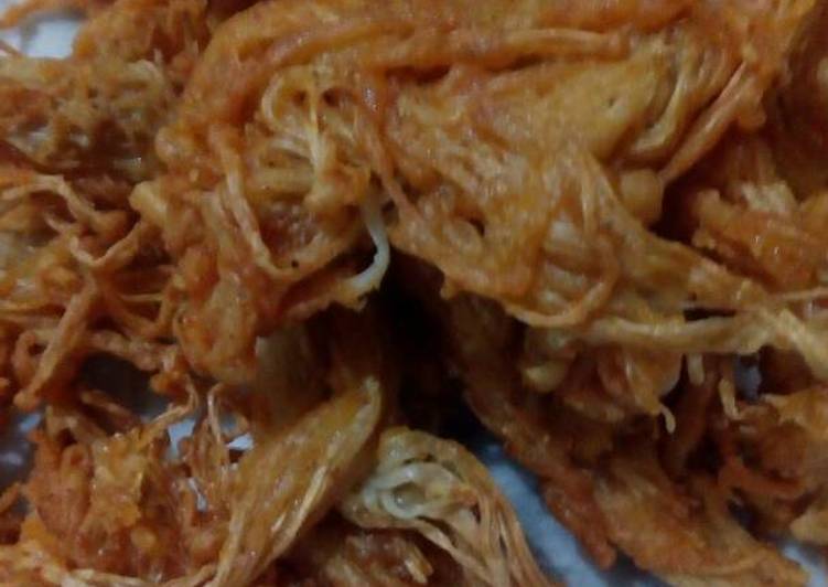 gambar untuk cara membuat Jamur Enoki Crispy