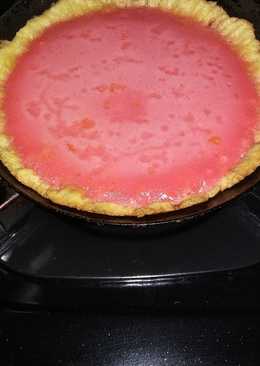Pie susu teplon rasa strawberry