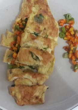 Telur dadar gulung korea ala ala (Gyeran Mari)