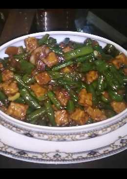 Oseng Tempe kacang panjang