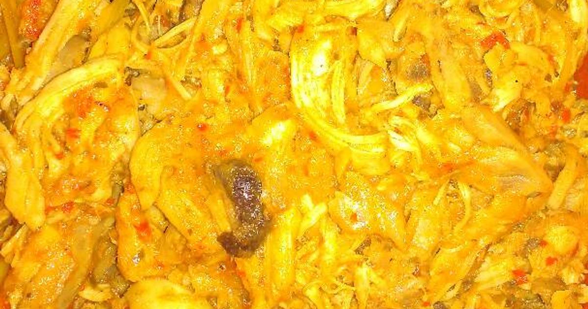 Resep Ayam suwir kuning pedes manis oleh Krist Thiganz Bre 