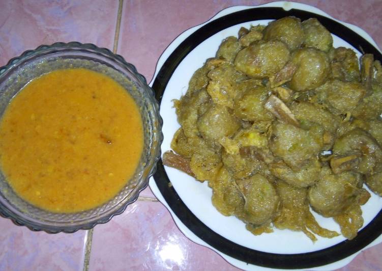 resep Sempol Bulet Sosis Saus Kacang