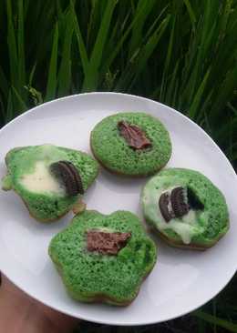 Kue cubit pandan