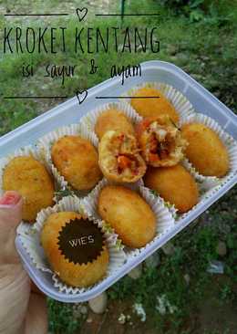 KROKET KENTANG (isi sayuran dan ayam)