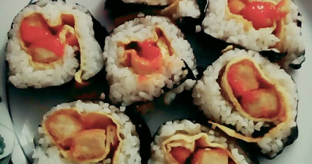 Resep Chicken Finger Sushi Roll ala Aurelia Ratnasari