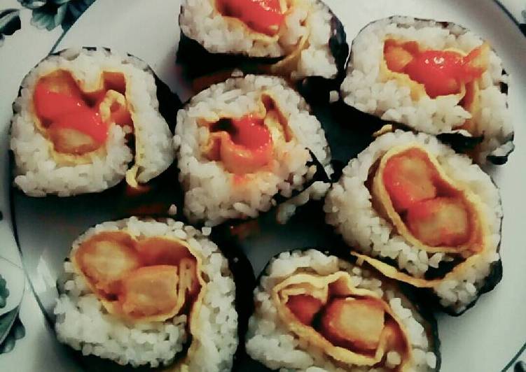 Resep Chicken Finger Sushi Roll
