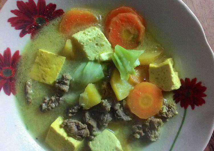 resep Kare sayur daging sapi