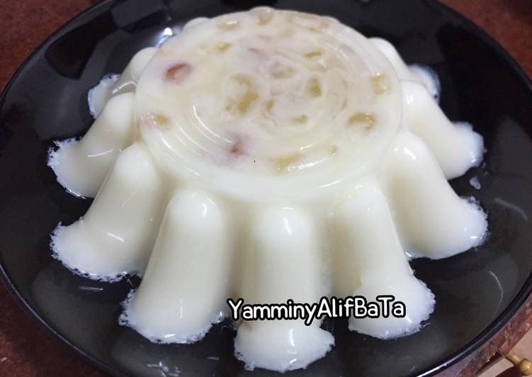 Resep Puding susu buah Kiriman dari Malvin (YamminyAlifBaTa)