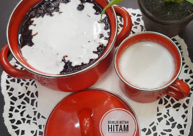 gambar untuk cara membuat Bubur ketan hitam