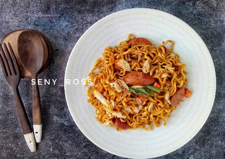 gambar untuk cara membuat Mie goreng jawa