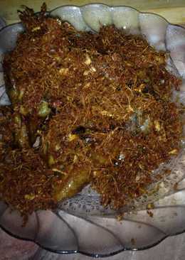 Sayap goreng lengkuas