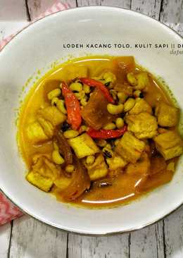 Lodeh kacang tolo kulit sapi