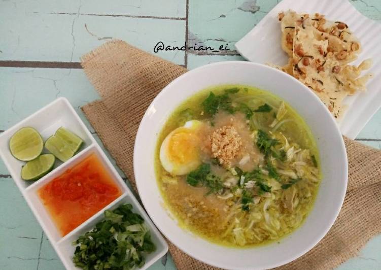 gambar untuk cara membuat Soto Ayam Ambengan