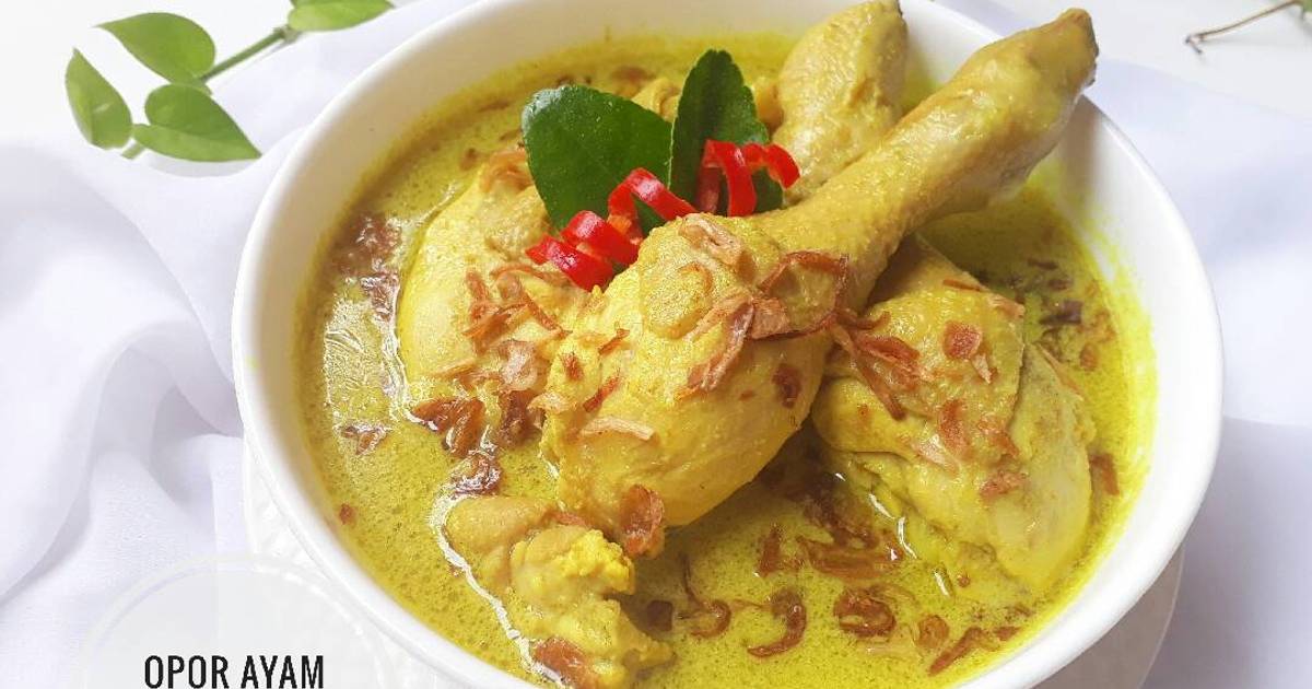 Resep Opor  Ayam  Kuning oleh Sukmawati rs Cookpad