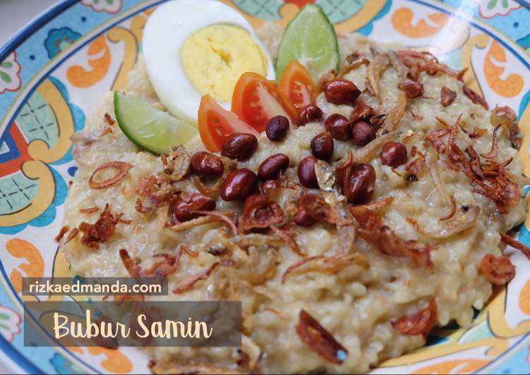 Resep Bubur Samin (Khas Arab+Banjar)