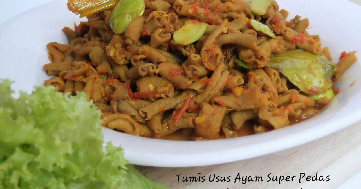 Resep Tumis Usus Ayam Super Pedas ala Lisda Trijianto