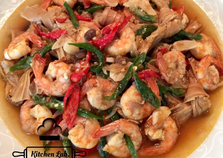 cara membuat Tauco udang kembang tahu