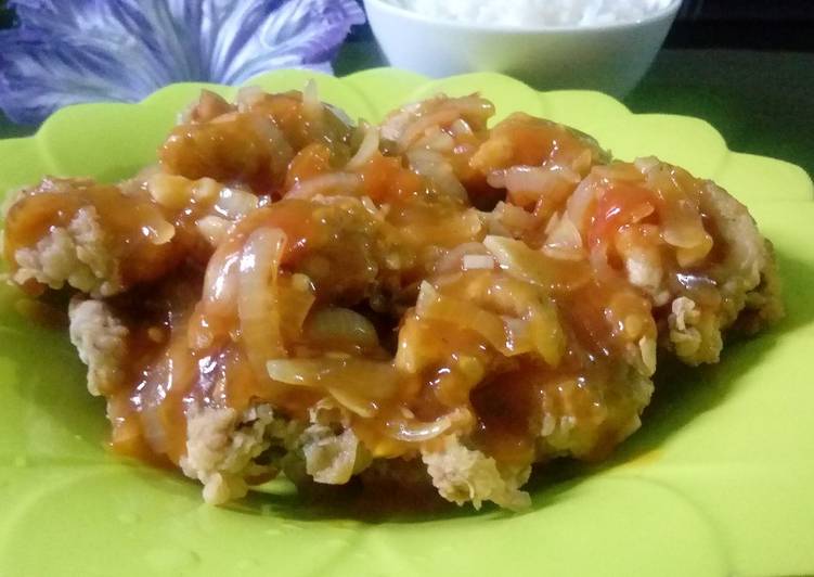 cara membuat Udang cumi kriuk asam manis madu