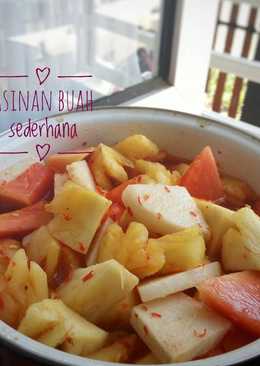 Asinan buah sederhana, cepat dan enak