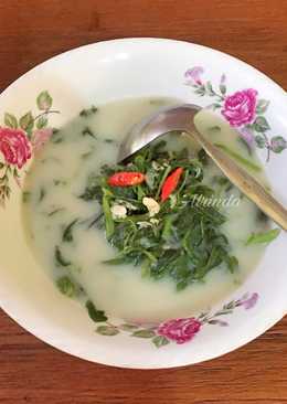 Sayur Bobor Bayam Tanpa Santan