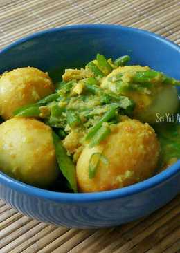 Telur Buncis Bumbu Kuning