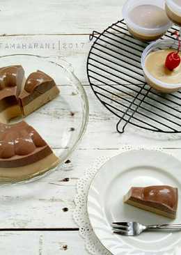 Puding Santan Coklat Kopi #Keto