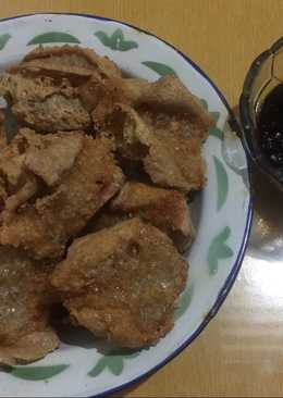 Tahu walik isi ayam+wortel pedas