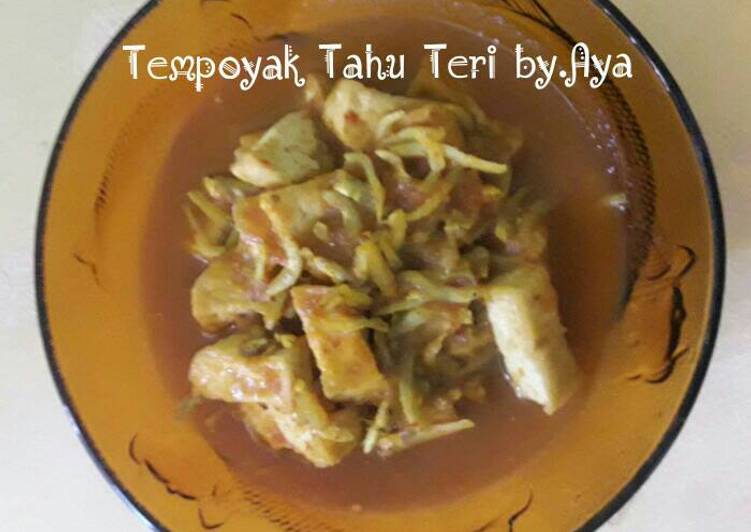 resep 3T (Tempoyak Tahu Teri)