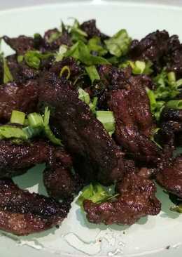 Bulgogi blackpaper(daging iris ala kore)