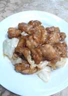 Ayam Koloke Saos Tiram Tumis Sayur Kubis