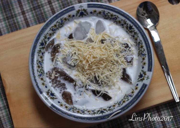 gambar untuk cara membuat Es cincau chia seed keto