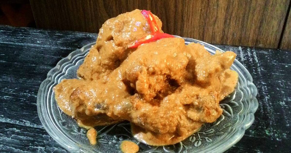 Resep Ayam Bumbu Kacang ala Bunda Dee