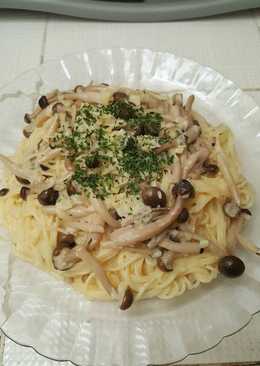 Spaghetti creammy mushroom