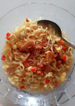 Mie Burung Dara Kuah Pedass