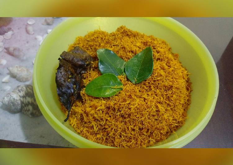 Resep Serundeng kelapa pedas manis Kiriman dari Mega Winasis