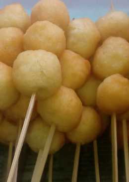 Sate Donat Mudah,irit dan gampang cara buatnya