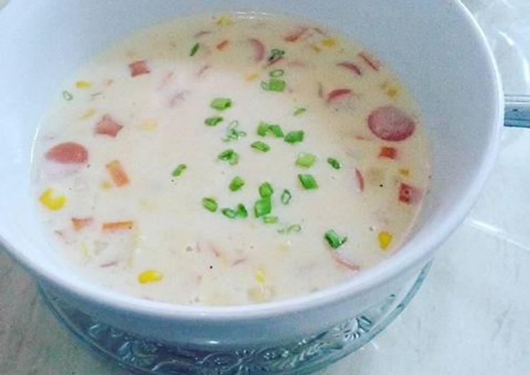 Resep Sup cream jagung Alakadarnya?? By Jejequinnze
