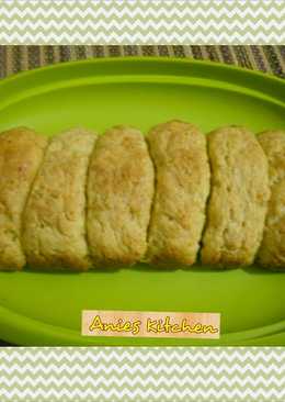 Roti Sisir Jadul tanpa Telur, kilat (1 x proofing)