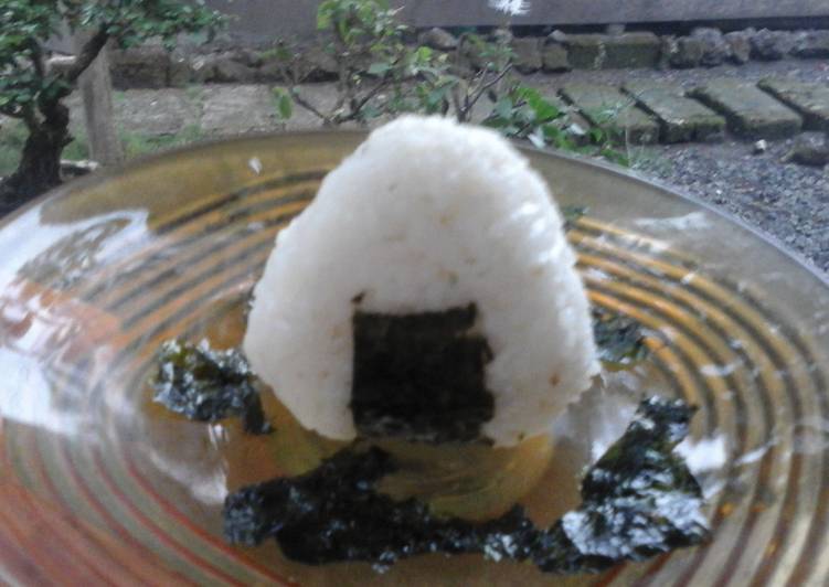 cara membuat Nasi kepal (onigiri) mudah praktis anti gagal