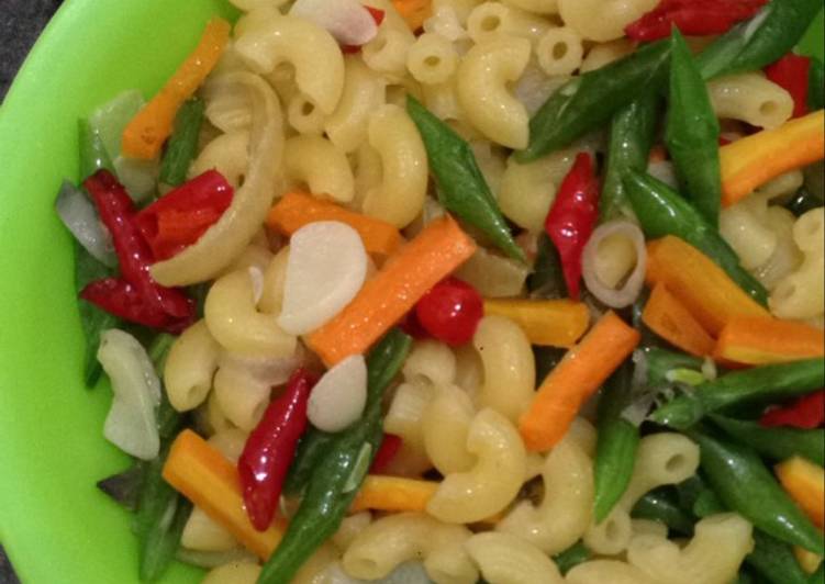 Resep Macaroni Campur2 pedas manis gurih Karya Amih Arzan