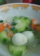 Sayur bening gambas (oyong)