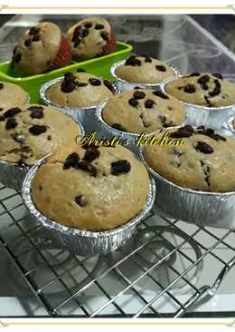 Bakery style vanilla chocochips muffin