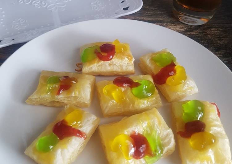 Resep Puff pastry (selai buah) By rafika dewi
